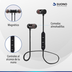 Auriculares Bluetooth Deportivos Recargables Usb Manos Libre