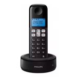 Teléfono inalambrico negro PHILIPS D1311B/77