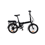 Bicicleta eléctrica plegable Enova rod. 20" Negro