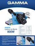 Lijadora De Banda 800w Gamma G1926ar