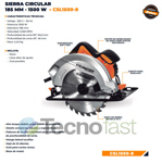 Sierra Circular Lusqtoff 1500w Disco 7 1/4 184 Mm CSL1500-8