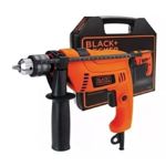 Taladro Percutor Black Decker Hd650k 13mm 650w Maletín Color Naranja Frecuencia 50 Hz