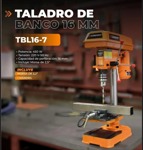 Taladro Banco 16mm 450w + Morsa Velocidad Variable