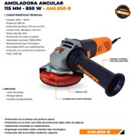 Amoladora Angular Lusqtoff Aml850 115mm 4-1/2 850 Watts