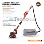 Lijadora Pared & Techo Lüsqtoff LQAP-220B 750W C/Bolsa