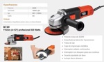 Amoladora Angular 115mm Black + Decker G720n 820w 11000rpm