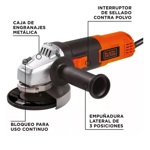 Amoladora Angular 115mm Black + Decker G720n 820w 11000rpm