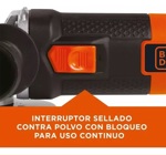 Amoladora Angular 115mm Black + Decker G720n 820w 11000rpm