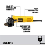 Amoladora Angular Dewalt 115mm 700w Dwe4010