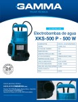 Bomba De Agua Sumergible, Para Aguas Claras Xks 500 P - 3193