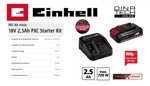 Cargador + Bateria Einhell 18v 2.5ah Pxc Starter Kit Max750w