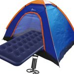 Combo Exahome Carpa 2 Personas + Colchon 1 Plaza Bestway + Inflador