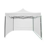 PARED PARA GAZEBO COLOR BLANCO 1,96M × 3M KUSHIRO PAGZ3MBL