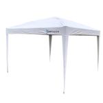 GAZEBO HIERRO PLEGABLE 3X3M BLANCO BYNOX