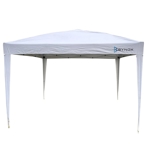 GAZEBO HIERRO PLEGABLE 3X3M BLANCO BYNOX