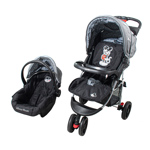 Coche Jogger de Bebe Disney Negro con Huevito