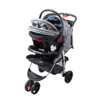 Coche Jogger de Bebe Disney Negro con Huevito