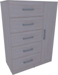 CHIFONIERS 3415 1P 5C 90CM JA MUEBLES ORLANDI