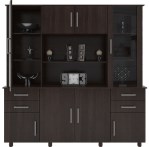 MODULAR 201 8P 4C 185CM WENGE MUEBLES ORLANDI