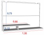 PANEL TV/LCD/LED 52" 1041-CTA TABLES