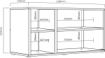 PANEL VISION 55 DVS02NBN DELOS