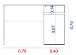 ESCRITORIO NOTEBOOK 3045-CTA TABLES