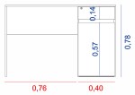 ESCRITORIO NOTEBOOK 3045-WH TABLES