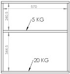 Mueble Para Colgar Microondas MCR060 Blanco DIELFE