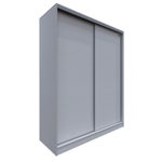 Gran Placard EMC 1,80m Puertas Corredizas con 5 Cajones Blanco