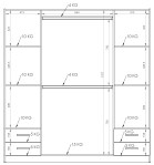 Placard 4 Puertas de 173 Cm Pac170 Blanco DIELFE