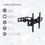 Soporte Tv/Monitor Doble Brazo de Pared Nictom SP01 32 a 82 Pulgadas Articulado