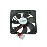 Fan 120x120x25mm buje 1200RPM 12V, 4 pines molex NISUTA - NSFAN120