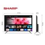 Smart Tv 50 Pulgadas 4K Ultra HD SHARP 4T-C50FL6L