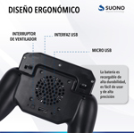 Gamepad Joystick Celular Con Refrigeración Power Bank