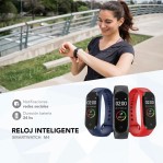 Reloj Inteligente Smartwatch SB04 Azul Bluetooth Android Notificaciones