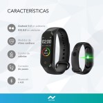 Reloj Inteligente Smartwatch SB04 Azul Bluetooth Android Notificaciones