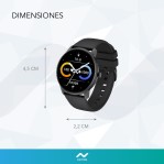 Reloj Inteligente Smartwatch Nictom NT16 Negro Deportivo Sumergible Bluetooth