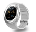 Reloj Inteligente Smartwatch Y1 Blanco Deportivo Android Cronómetro Control de Música