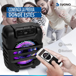 Parlante Portatil Bluetooth Suono Retroiluminado Luz