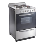 Cocina Eléctrica Domec Cexg 4 Hornallas Parrilla Acero Inox