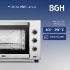 Horno Eléctrico BHE45S22 45 Litros 2000 W Plata BGH