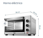 Horno Eléctrico Bgh 45 Litros Bhe45s22