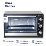 Horno Eléctrico Bgh 64 Litros Bhe65m19n