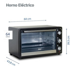 Horno Eléctrico Bgh 64 Litros Bhe65m19n