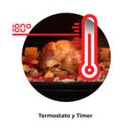 Horno Eléctrico Longvie HE1500G De Empotrar