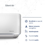 Aire Acondicionado Split Frío/calor Bgh 5200w Bs52wccr