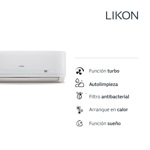 Aire Acondicionado Likon Split Frío/Calor3500W Lks35wccr