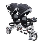 Triciclo Infantil Doble Lamborghini Negro