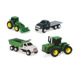 Juguete John deere 37685 SET DE REGALO 4 VEHÍCULOS