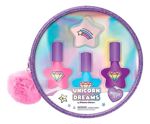 Set De Maquillaje Infantil En Estuche De Pvc Unicorn Dreams